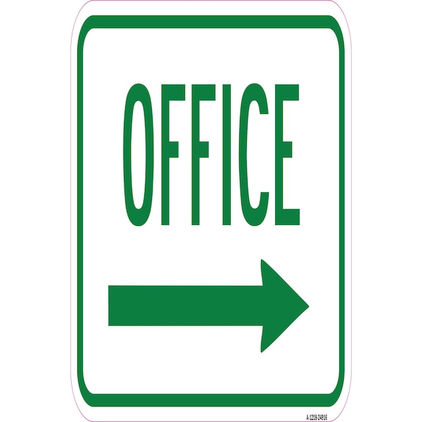 Signmission Safety Sign, 12 in Height, Aluminum, 18 in Length, 24916 A-1218-24916 - main